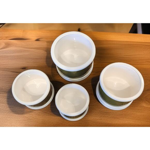 Arnart 5th Avenue Garden Harvest Collection 4pc Canister Set With Lid 1960s Vtg - Picture 7 of 8